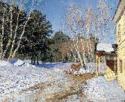 Isaac Levitan March, oil painting reproduction